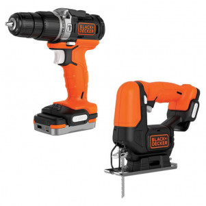 Набір з 2-ух інструментів BLACK + DECKER BDCK122S1S