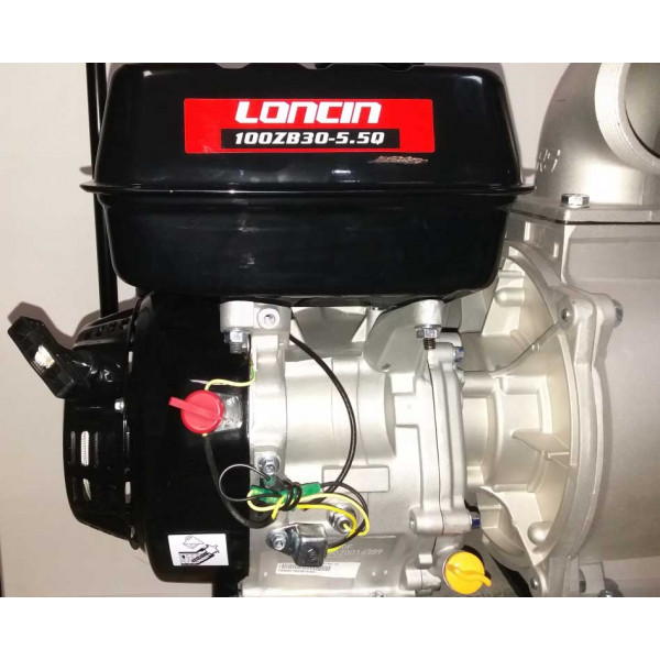 Картинка - Мотопомпа бензиновая Loncin LC100ZB30-5.5Q для чистой воды