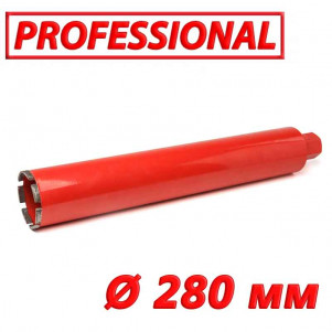 Алмазная коронка по бетону SUPERHARD "PROFESSIONAL" 280 мм 1 1/4 "UNC