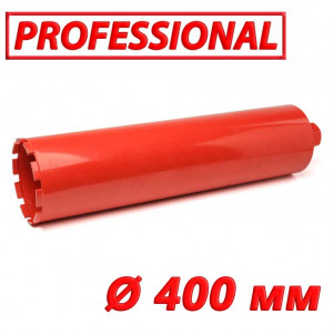 Алмазная коронка по бетону SUPERHARD "PROFESSIONAL" 400 мм 1 1/4 "UNC