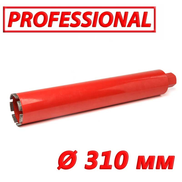Картинка - Алмазная коронка по бетону SUPERHARD "PROFESSIONAL" 310 мм 1 1/4 "UNC