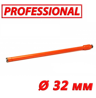 Алмазна коронка по бетону SUPERHARD PROFESSIONAL 032x450-1x1/2GAS - 1 1/4 UNC