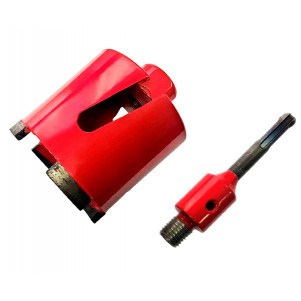 Алмазная коронка (сегментная) 68 мм SDS+ SUPERHARD