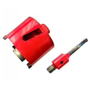 Алмазная коронка 72 мм (сегмент) SDS+SUPERHARD