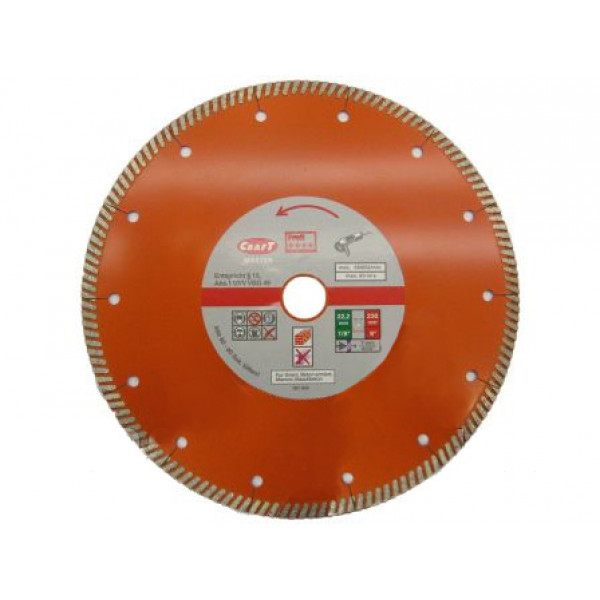 Картинка - Алмазный диск Craft Turbo 230 мм