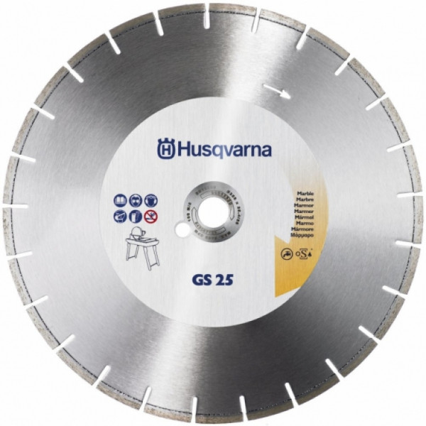 Картинка - Диск алмазный Husqvarna 14"/350 1" GS25 мрамор (5430671-83)