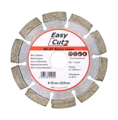 Диск алмазный сегментный CEDIMA Easy-Cut 125х22х10 мм 