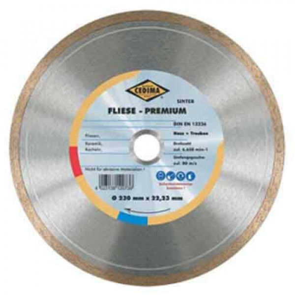 Картинка - Диск алмазный CEDIMA Flise Premium 180x7x22.23 мм