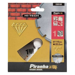Круг алмазный PIRANHA HIGH-TECH 115х22.2 мм