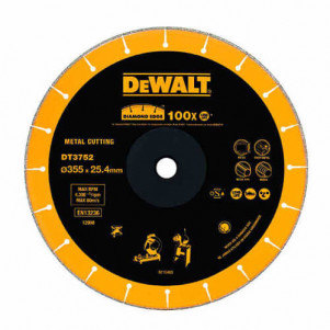 Диск алмазный DeWALT DT3752 355х1.6х25.4 мм