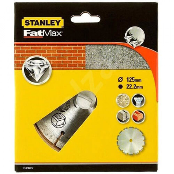 Картинка - Диск алмазный STANLEY STA38107 125х22.2 мм