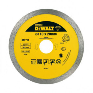 Диск алмазный DeWALT DT3715 110х8 мм для плиткореза DWC410