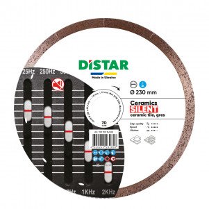 Диск алмазный отрезной Distar 1A1R 230X25,4 CERAMIC SILENT