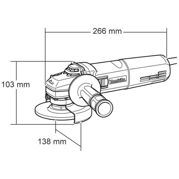 Картинка - Угловая шлифмашина MAKITA GA5030