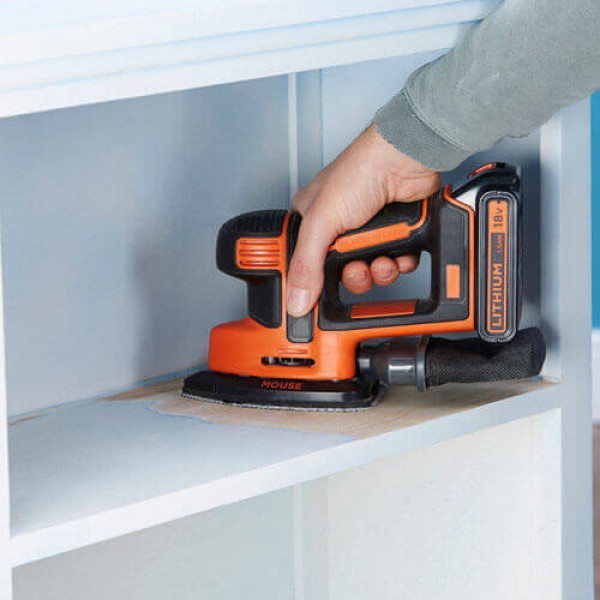 Фото - Шліфмашина вібраційна акумуляторна BLACK + DECKER BDCDS18
