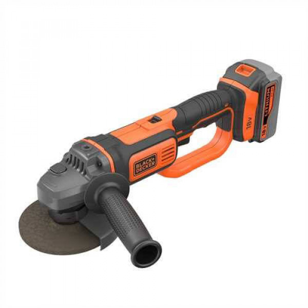 Картинка - Аккумуляторная угловая шлифмашина BLACK+DECKER BCG720M1