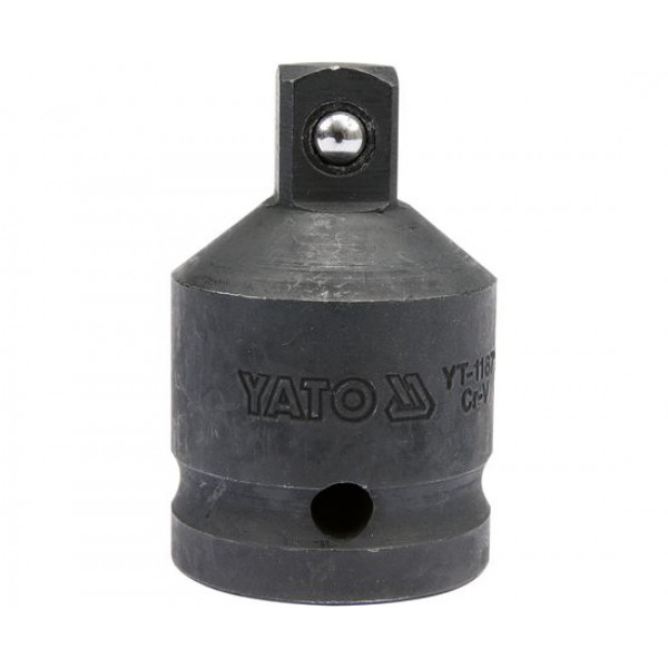 Фото - Ударний перехідник з коміра 3/4″ на головку 1/2″ Yato YT-11671