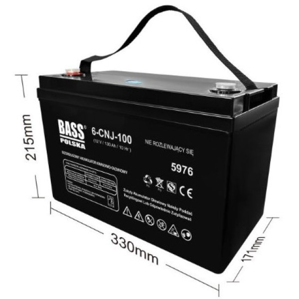 Картинка - Аккумулятор Bass Polska AGM BP-5976