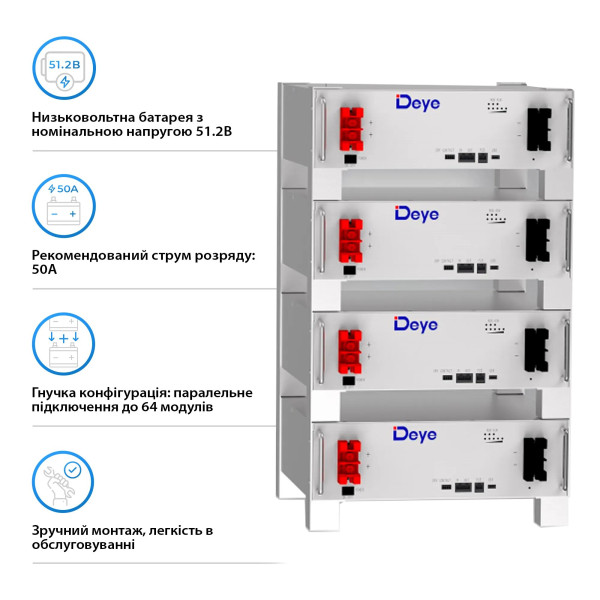 Фото - Акумуляторна батарея DEYE SE-G5.1 Pro-B