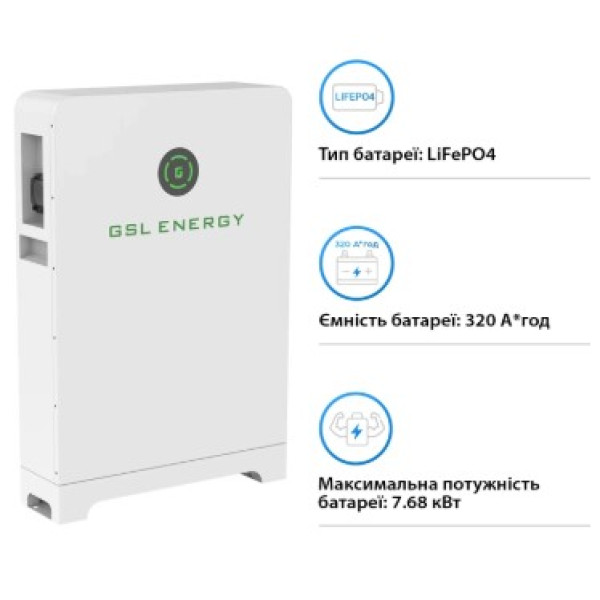 Картинка - Аккумуляторная батарея GSL ENERGY GSL051320A-B-GBP2