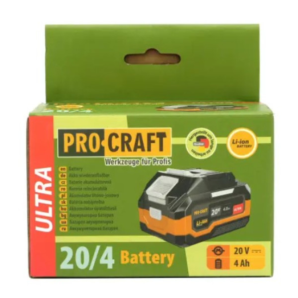Картинка - Аккумуляторная батарея Procraft 20/4 ULTRA