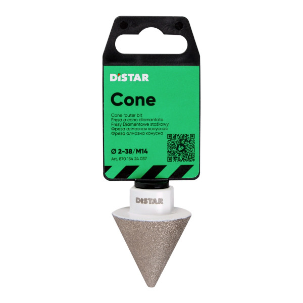 Фото - Фреза алмазна конусна Distar Cone 2-38/M14