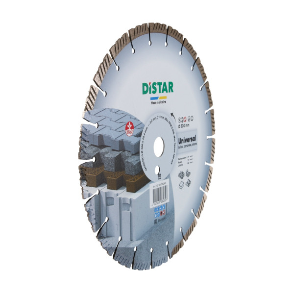 Картинка - Круг алмазный отрезной Distar 1A1RSS 300 Universal