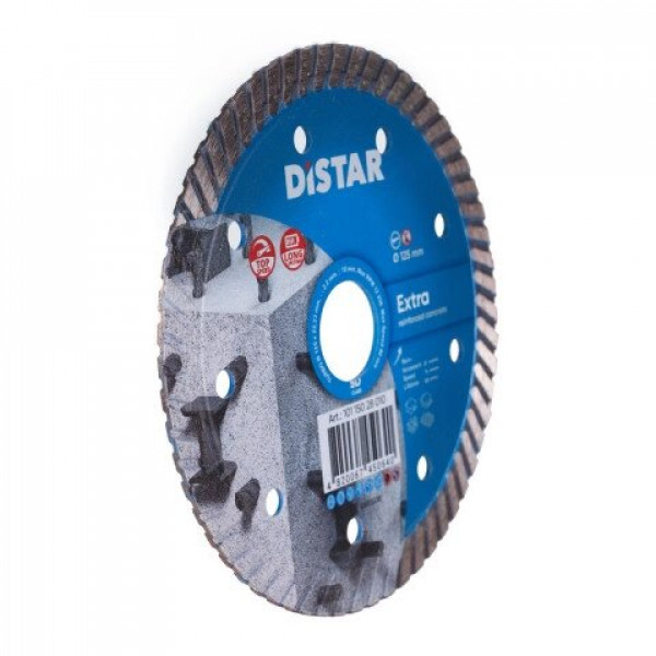 Картинка - Диск алмазный отрезной Distar Turbo 125x2,2x10x22,23 Extra