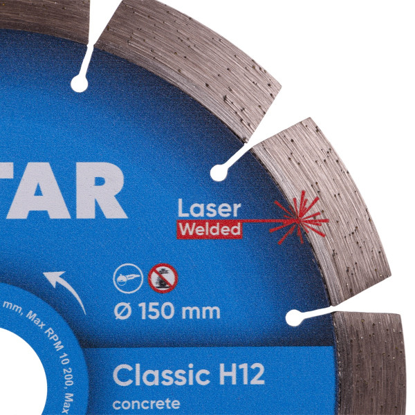 Картинка - Диск алмазный отрезной Distar 1A1RSS 150 CLASSIC H12