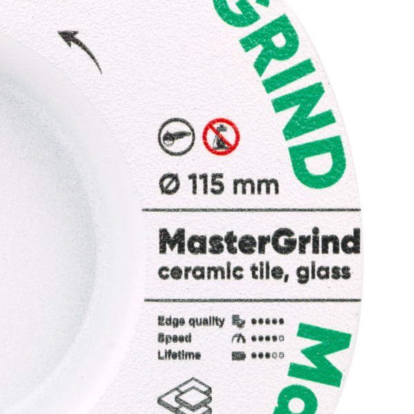 Картинка - Диск алмазный отрезной Distar 1A1R V 115x1,8/1,5x30x22,23 MasterGRIND