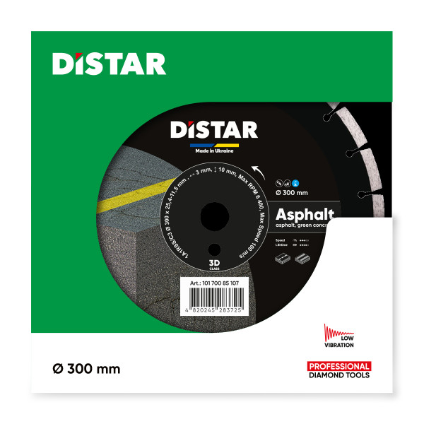 Картинка - Круг алмазный отрезной Distar 1A1RSS 300 Asphalt