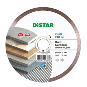 Диск алмазный отрезной Distar 1A1R 200x1,6/1,2x10x25,4 Hard ceramics