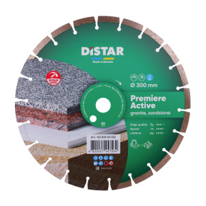 Диск алмазный отрезной Distar 1A1RSS/C3 300x3,0/2,0x10x25,4-22-HIT Premier Active