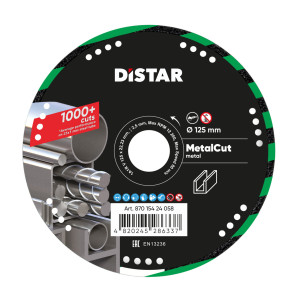 Круг алмазный отрезной Distar 1A1R V 125 MetalCUT