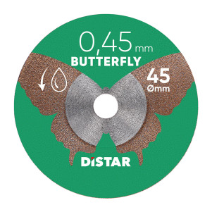 Круг алмазный отрезной Distar 1A1R 45x0,45x5,8H Butterfly