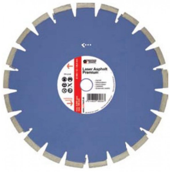 Картинка - Диск отрезной PD Laser Asphalt Premium 400/12/25.4 мм для асфальта (180404)