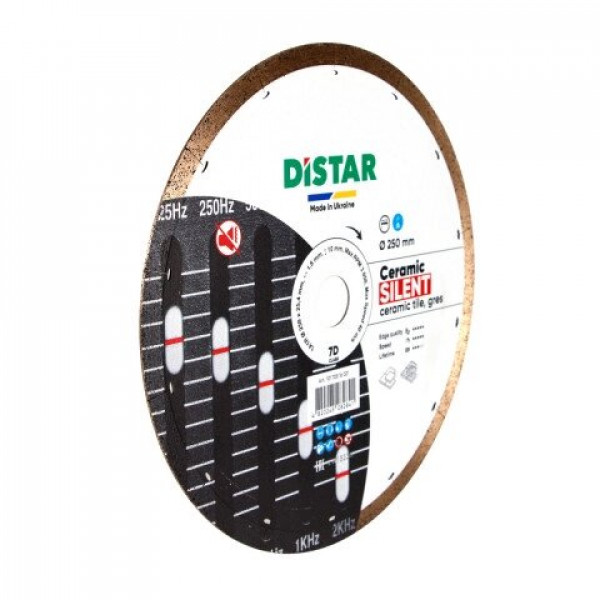 Картинка - Диск алмазный отрезной Distar 1A1R 250X25,4 CERAMIC SILENT