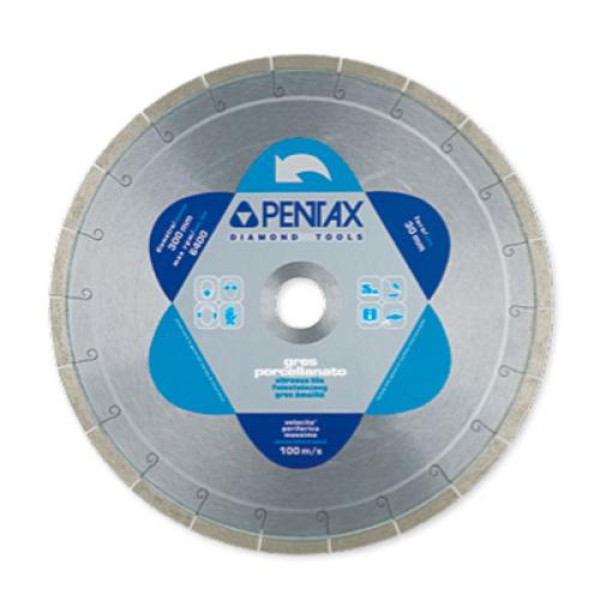 Картинка - Алмазный диск Pentax GRES-U 300х30х2.4х10 мм для глазурованной плитки (P3230369)