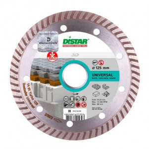 Диск алмазный отрезной Distar Turbo 125x2,2x8x22,23 Bestseller Universal