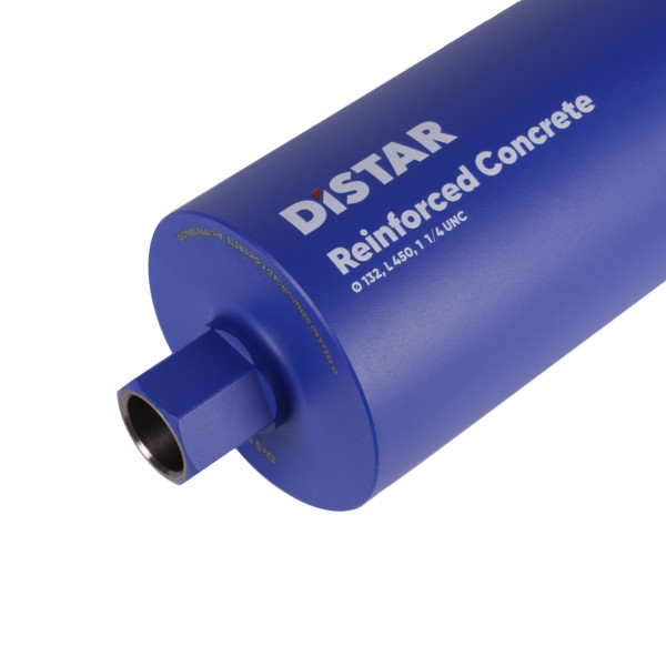 Фото - Коронка алмазна Distar DDS-W 132x450-10x1 1/4 UNC Reinforced concrete