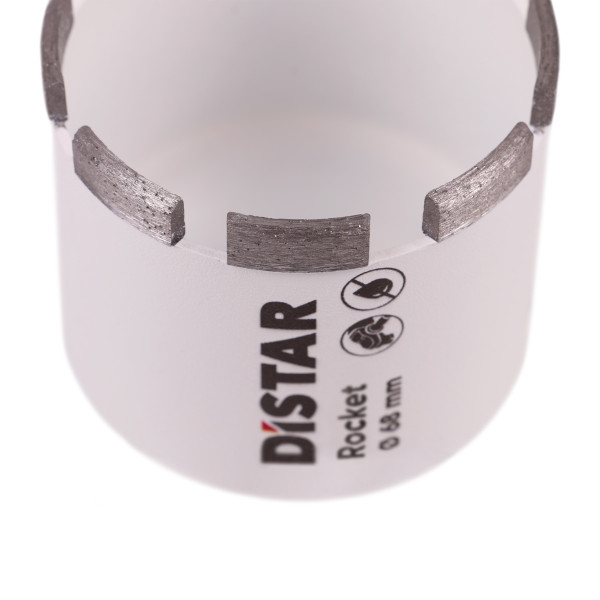 Картинка - Сверло алмазное Distar 68x45-8xM14 Rocket