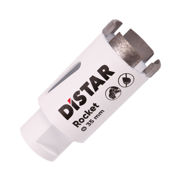Картинка - Сверло алмазное Distar 35x45-4xM14 Rocket