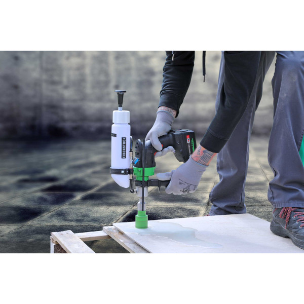 Фото - Акумуляторний дриль алмазного свердління Eibenstock END 40A із вбудованим баком для води