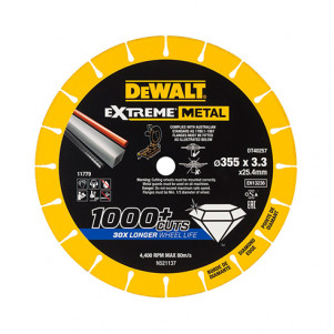 Диск алмазный по металлу DeWALT DT40257
