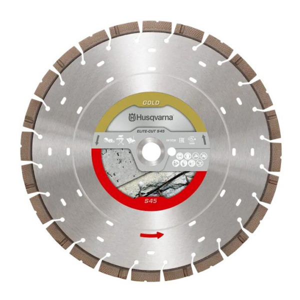 Картинка - Диск алмазный Husqvarna 14"/350 1"/20 S1445 Diagrip2 тв.бетон (5994947-20)