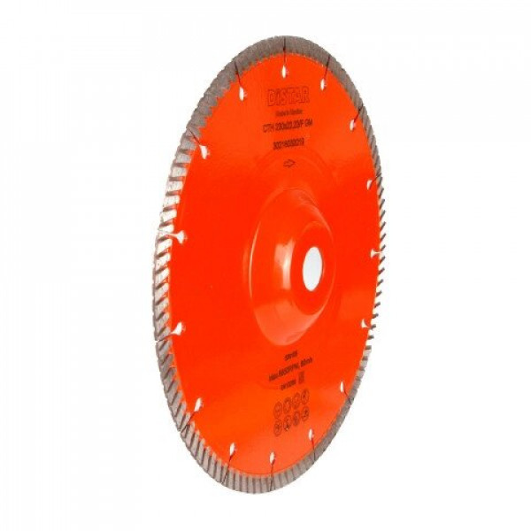 Картинка - Диск алмазный отрезной Distar 1A1R TURBO 230X22,23/F LASER CTH GM