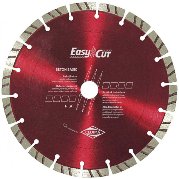Картинка - Диск алмазный CEDIMA BETON BASIC турбо-сегмент 350x25.4 мм