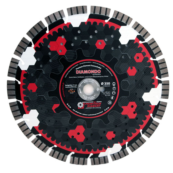 Картинка - Отрезной диск PD Diamondo 350/17/25.4 мм для гранита/бетона (158854)