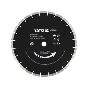 Диск алмазный по бетону YATO 350x25,4 мм YT-60003