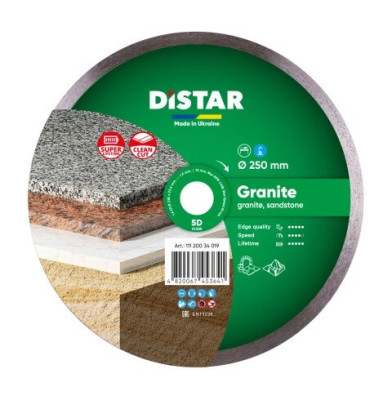 Диск алмазный отрезной Distar 1A1R 250 GRANITE